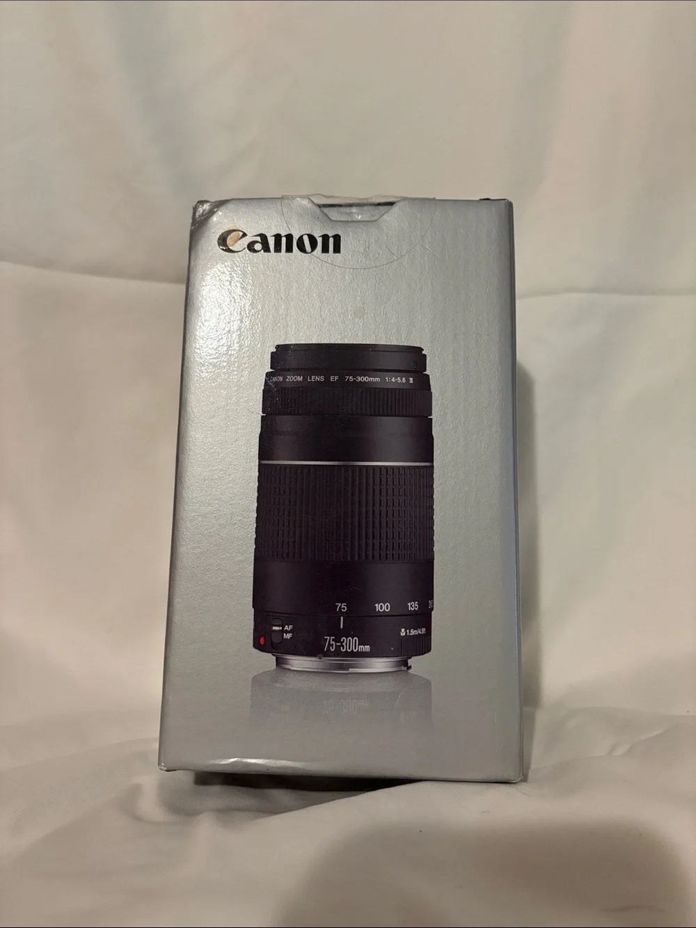 Canon Black Telephoto Zoom Lens Box - 75-300mm